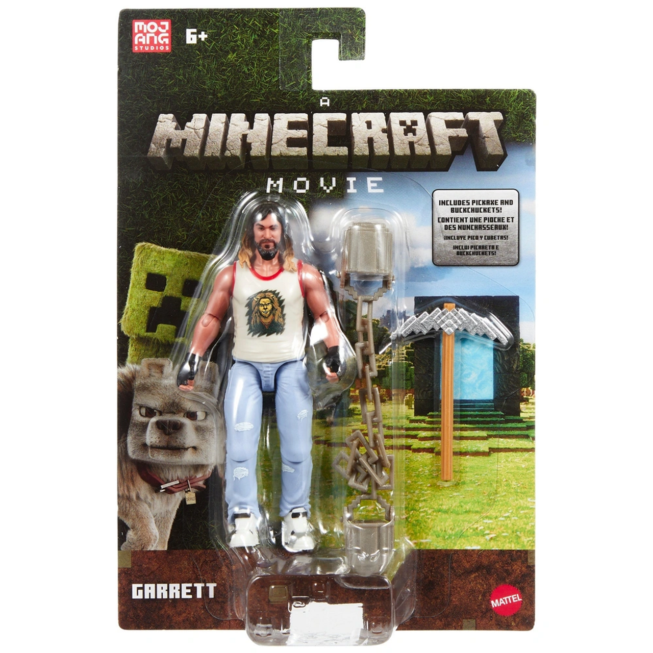 Minecraft Movie Garrett Con Accesorios