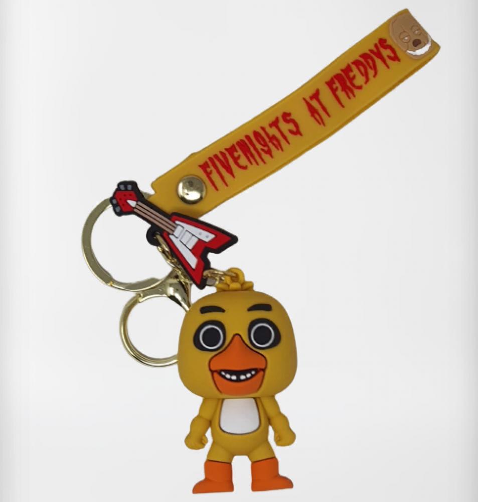 Llavero Goma Correa FNF Chica