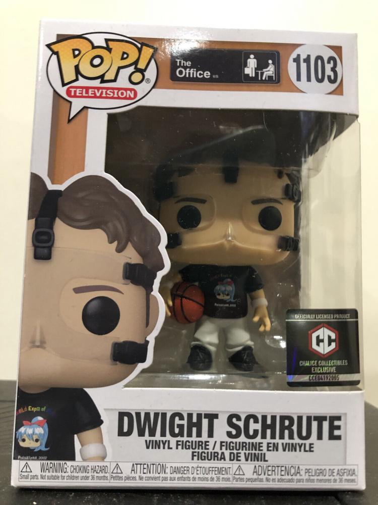 Funko Pop The Office Basketball Dwight Challice Exclusive