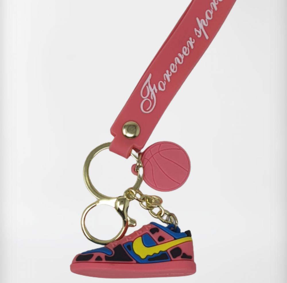 Llavero Goma Correa Zapatillas Rosa Nike