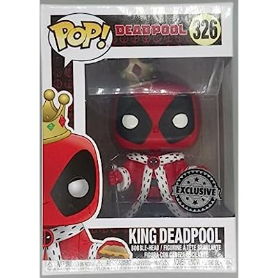 Funko Pop King Deadpool with Burger FYE Exclusive