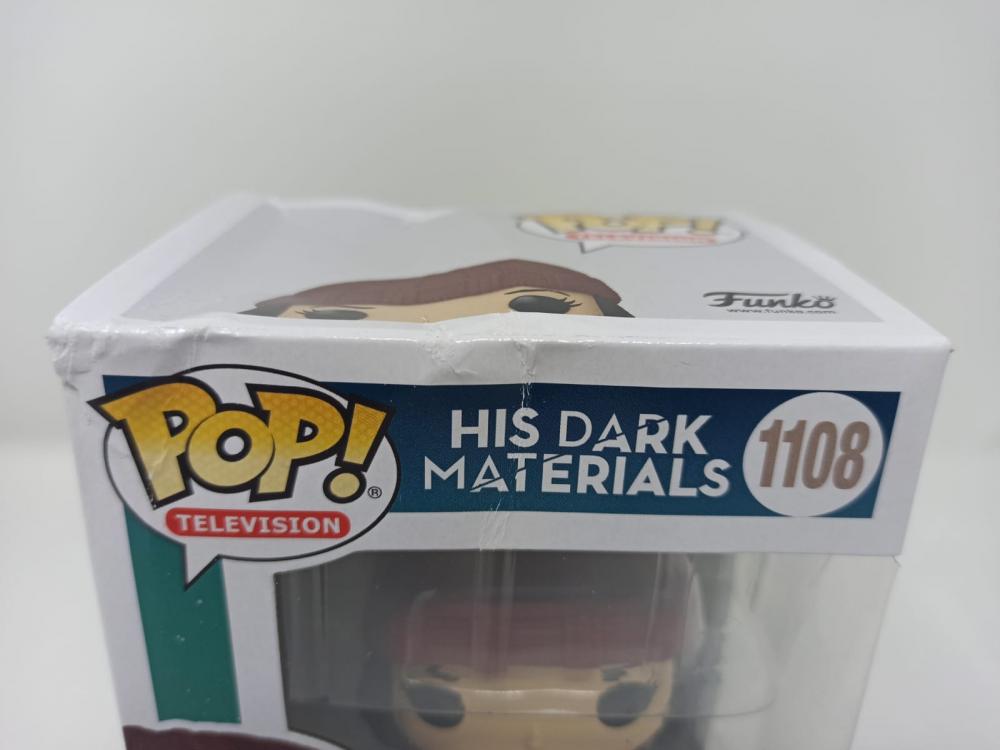 Funko Pop His Dark Materials Lyra with Pan CAJA DETALLE