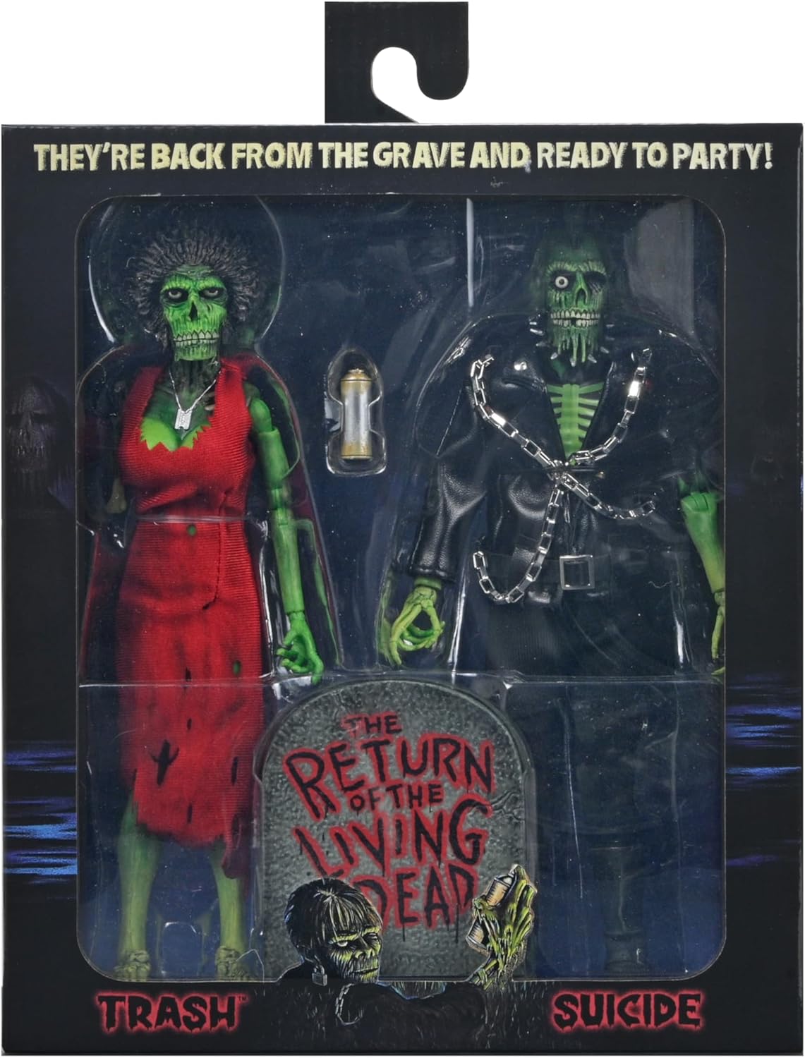 NECA Return of The Living Dead Zombie Trash & Suicide Clothed
