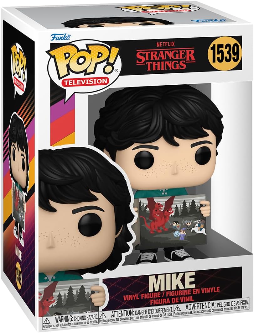 Funko Pop Stranger Things Mike with Will Painting