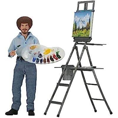 NECA Bob Ross The Joy of Painting Clothed