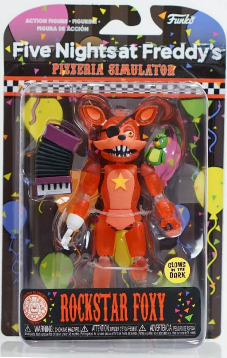 Funko Five Nights at Freddys Pizza Simulator Rockstar Foxy glow