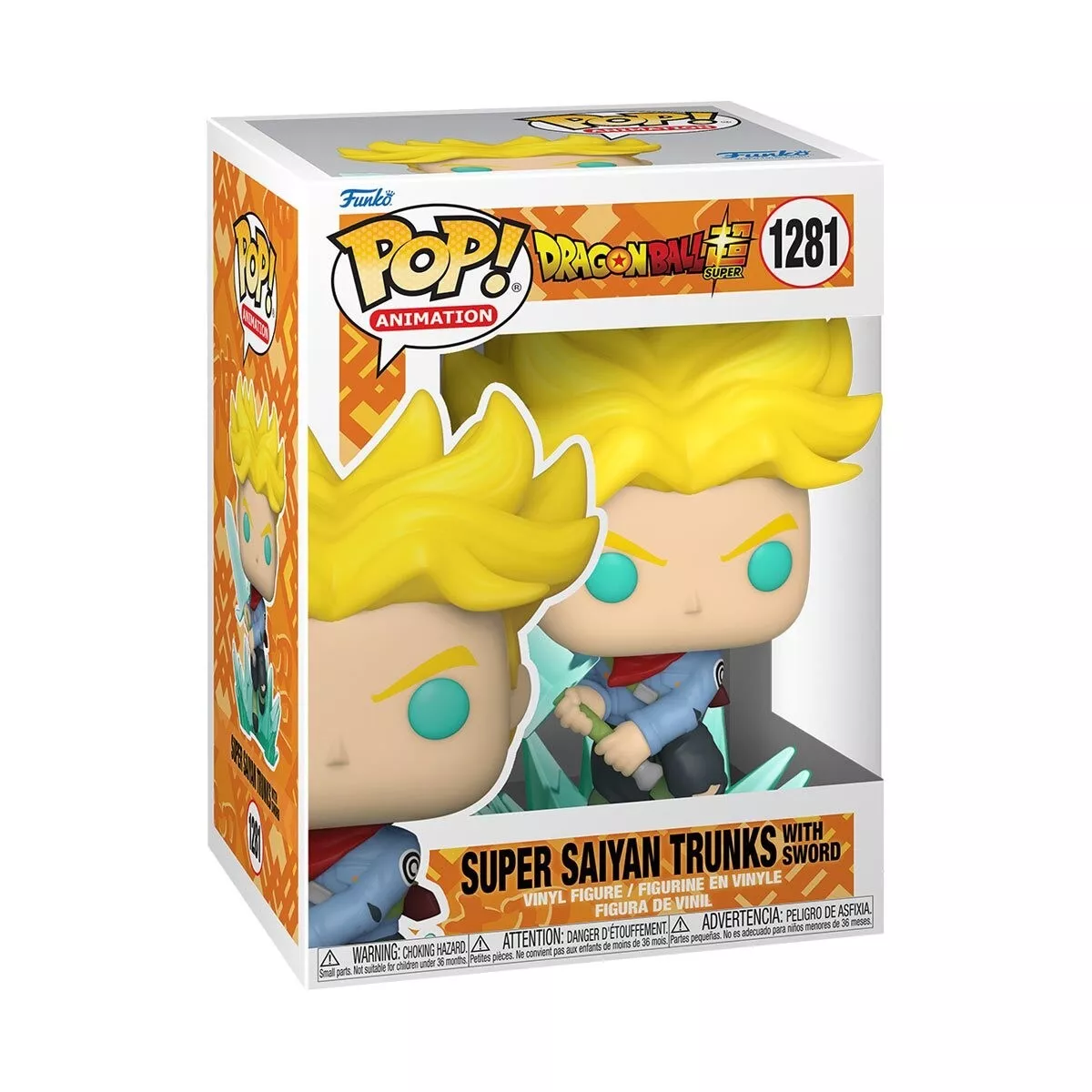 Funko Pop Dragon Ball Super Super Saiyan Trunks with Sword