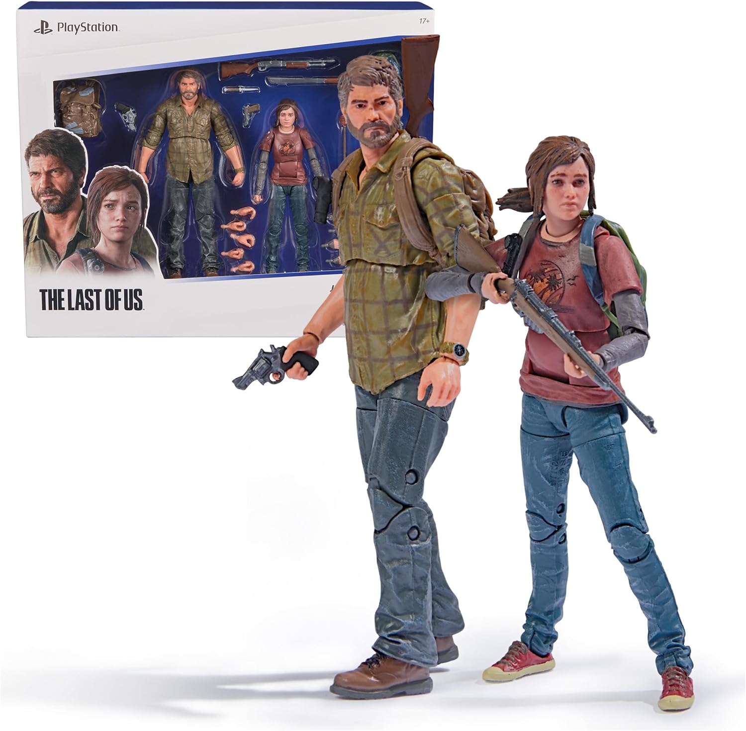 The Last of US 2-Pack Joel & Ellie Shapes Collection