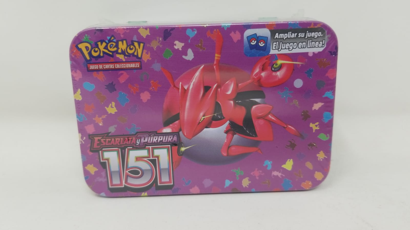 Lata de cartas  Pokemon Scarlet &Violet