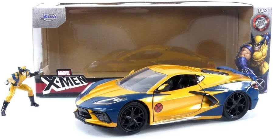 Jada Marvel Wolverine X-Men Chevy Corvette