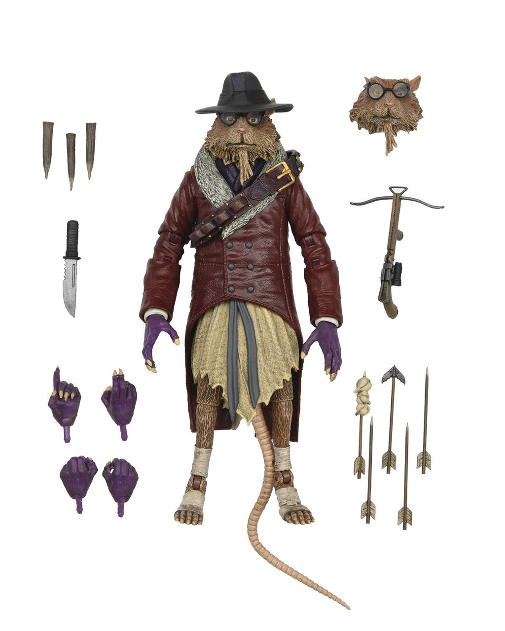 NECA Universal Monsters TMNT Ultimate Splinter As Van Helsing