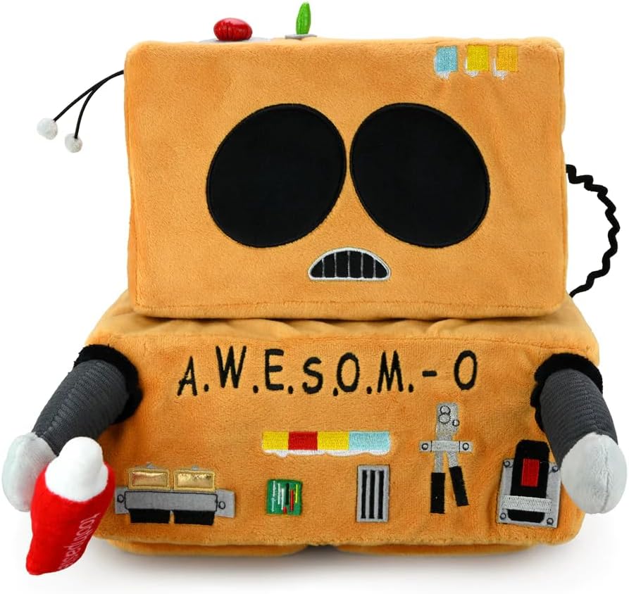 Peluche Kidrobot South Park Awesom-O Cartman 40Cm Sound