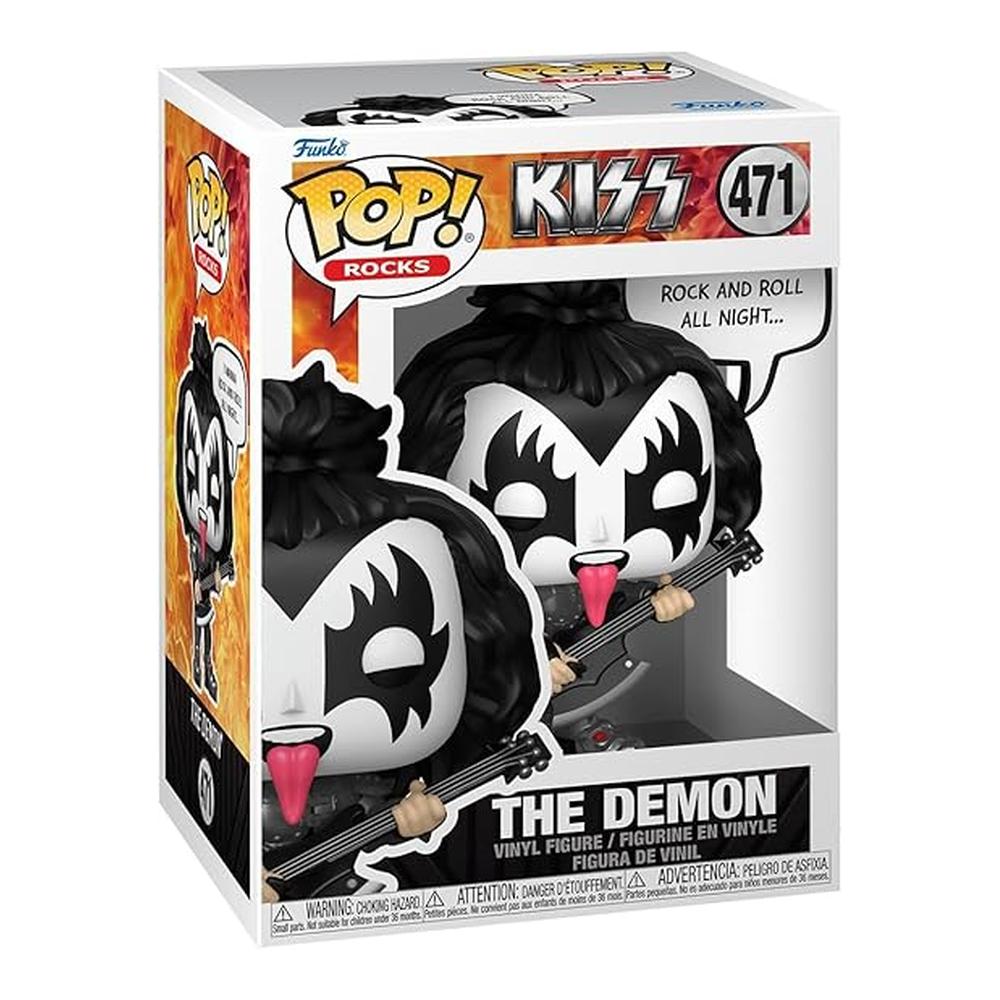 Funko Pop The Demon (Rock and Roll All Nite) KISS Sayings