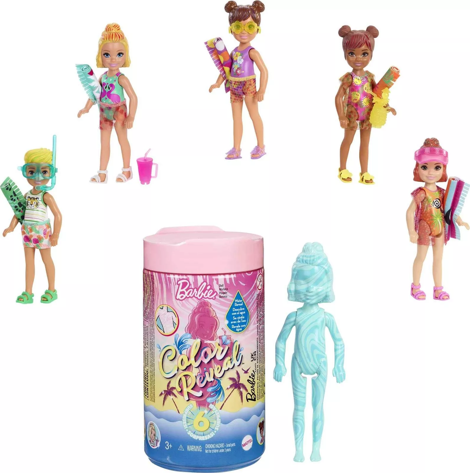 Barbie​ Cutie   Reveal with Muñeca con 6 Sorpresas