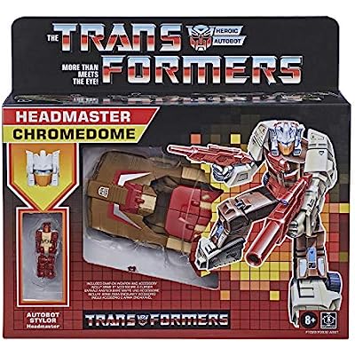 Transformers Retro Autobot Headmaster Chromedome with Stylor