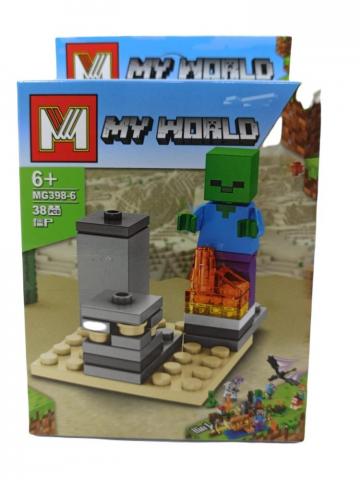 Figuras Lego simil My World Minecraft 38pcs