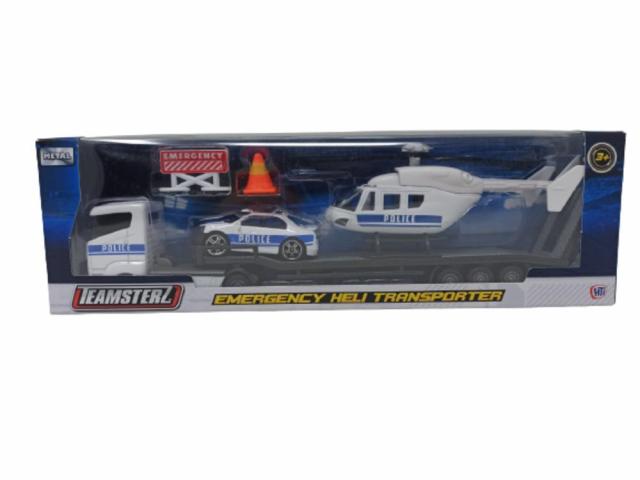 Set Camión Helicóptero Auto