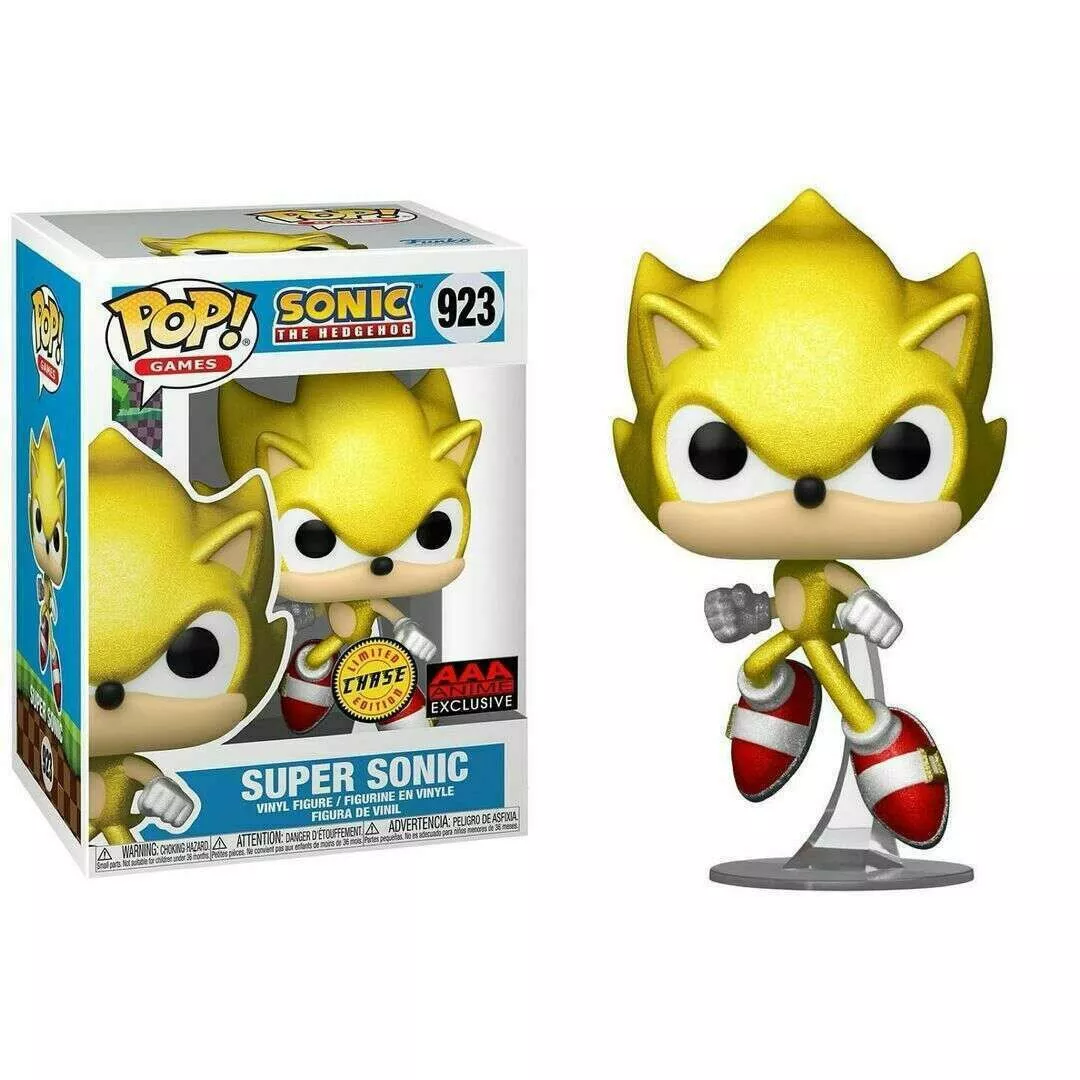 Funko Pop Sonic The Hedgehog Super Sonic AAA Exclusive Chase