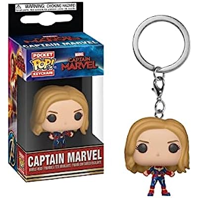 Llavero Funko Pop Captain Marvel Unmasked