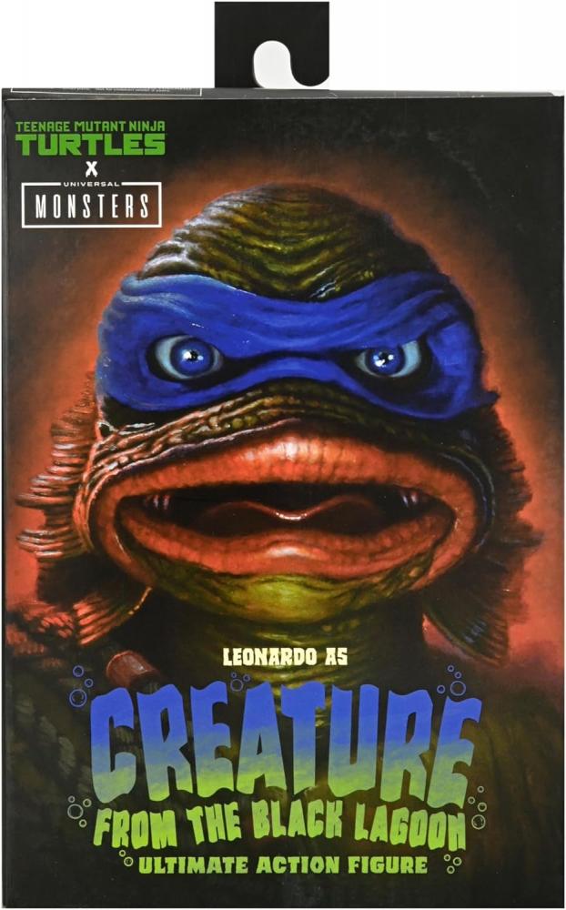 NECA Universal Monsters TMNT Leonardo as The Creature