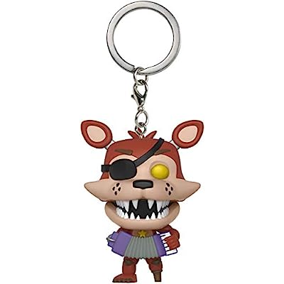 Funko Pop llavero Five Nights at Freddy's Pizza Simulator - Rockstar Foxy 