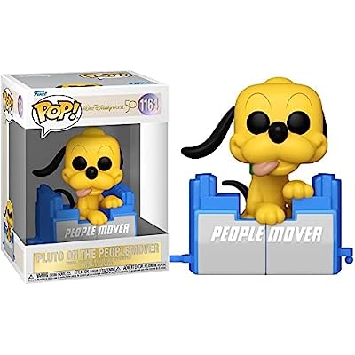 Funko Pop Disney World 50th Pluto on The People Mover Caja Abollada