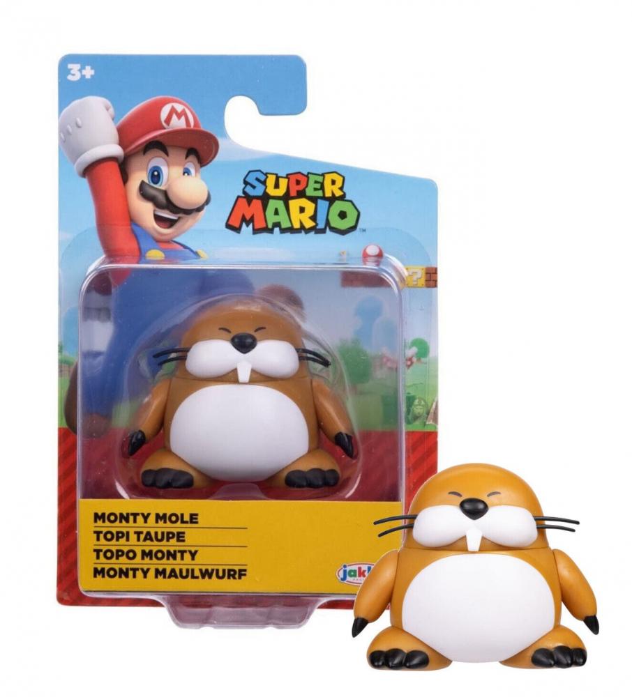 Super Mario World of Nintendo Mini Figure Monty Mole 6.5Cm