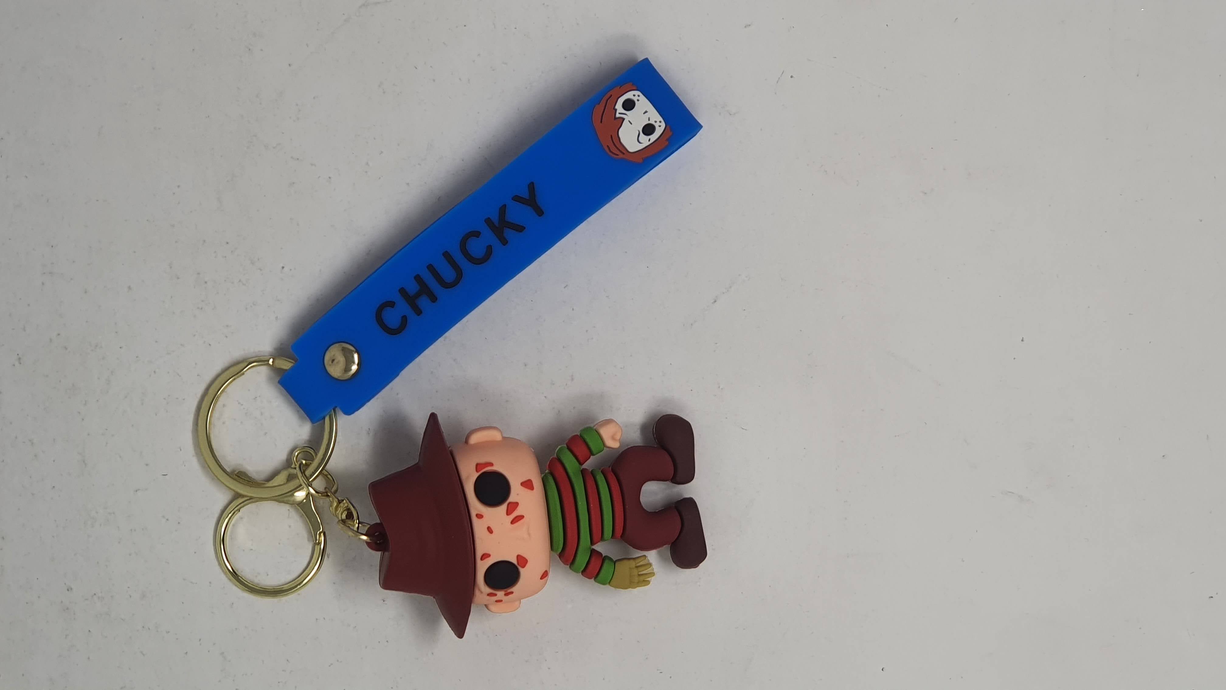 Llavero Goma Chucky Freddy Krueger