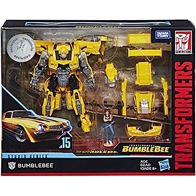 Transformers Studio Series Deluxe Rebekah Garage Bumblebee with Charlie Exclusive