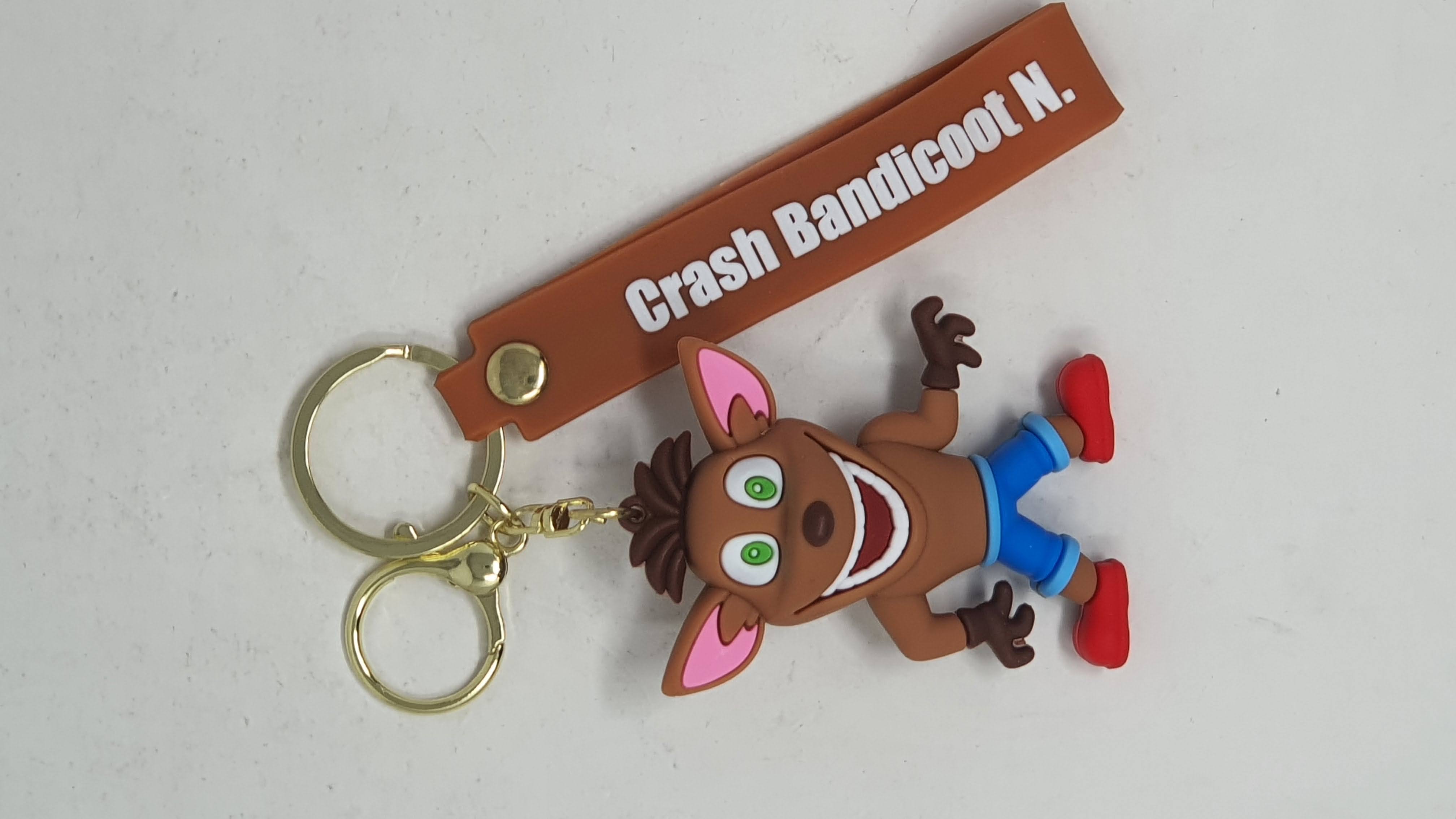 Llavero Goma Crash Bandicoot N