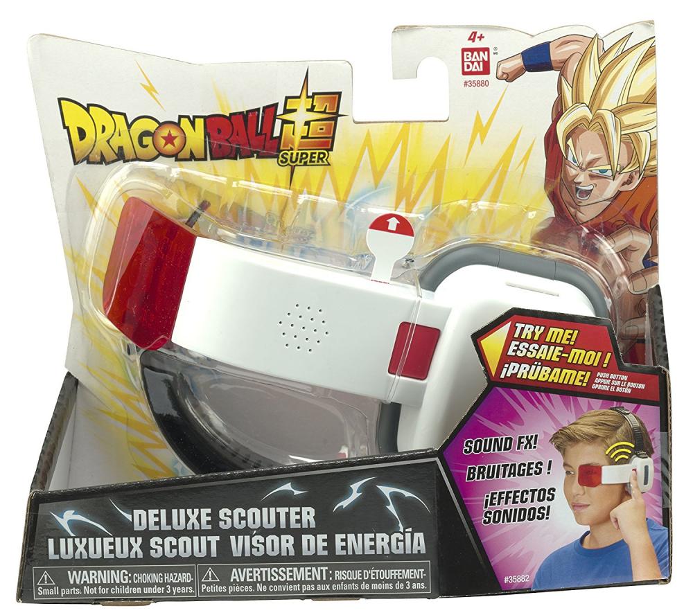  Dragon Ball Super Deluxe Scouter with SFX & Red Lens Toy 