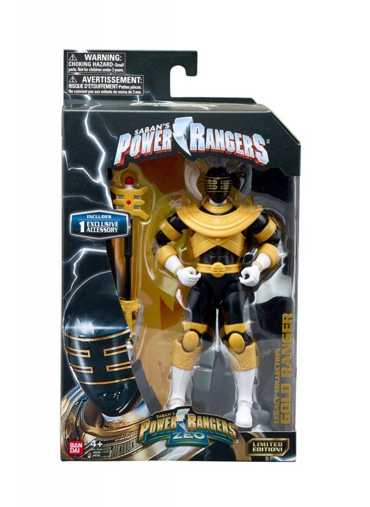 POWER RANGERS ZEO LEGACY COLLECTION GOLD RANGER FIGURE
