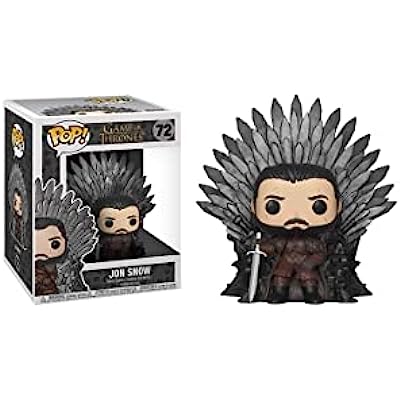 Pop! Deluxe Game Of Thrones Jon Snow Sitting On Iron Throne