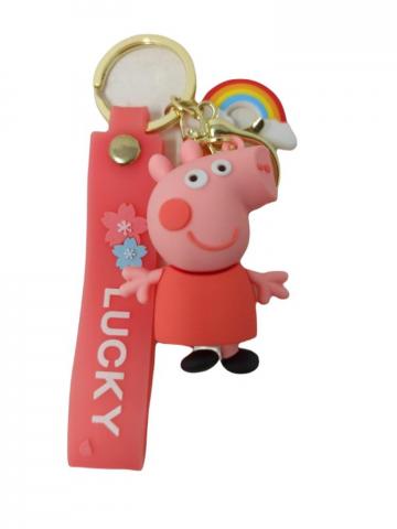 Llavero Goma Con correa PEPPA