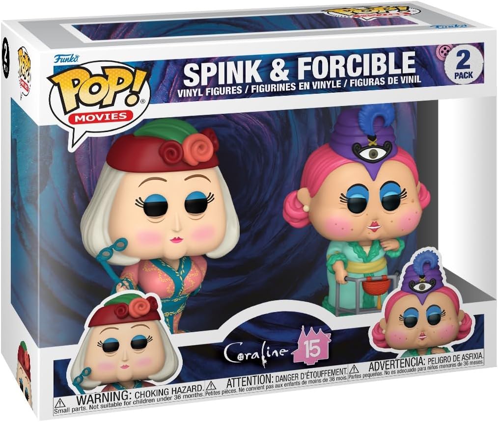 Funko Pop Coraline 15th Anniversary Spink & Forcible 2-Pack