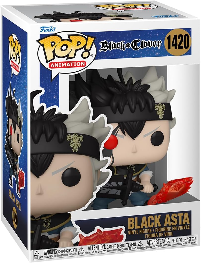 Funko Pop Black Clover Black Asta