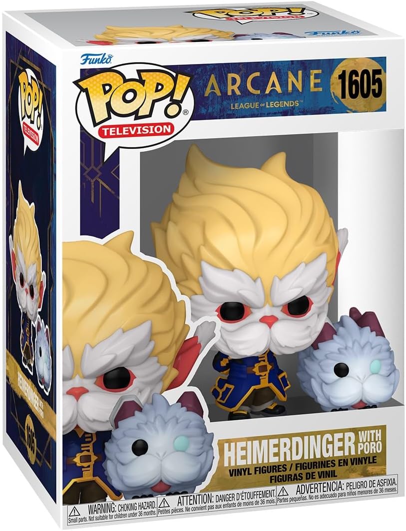 Funko Pop Arcane Heimerdinger with Poro League of Legends