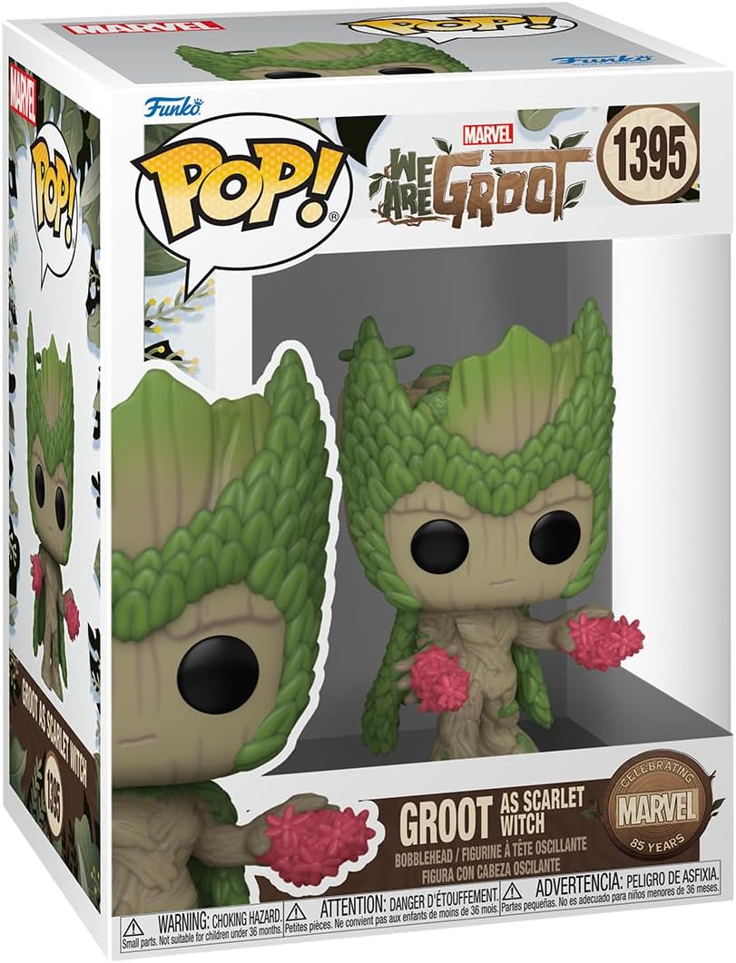 Funko Pop Marvel 85th We are Groot Groot as Scarlet Witch