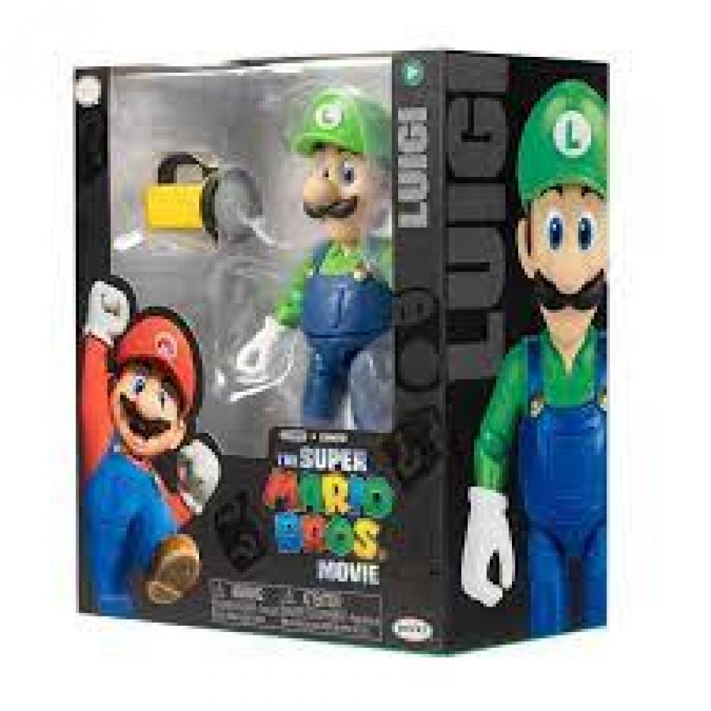 Super Mario La Pelicula Luigi 13Cm Articulado Original