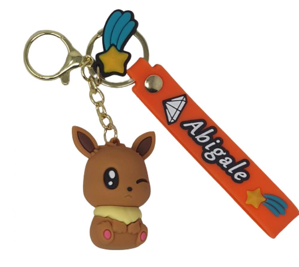 Llavero Goma Correa Eevee