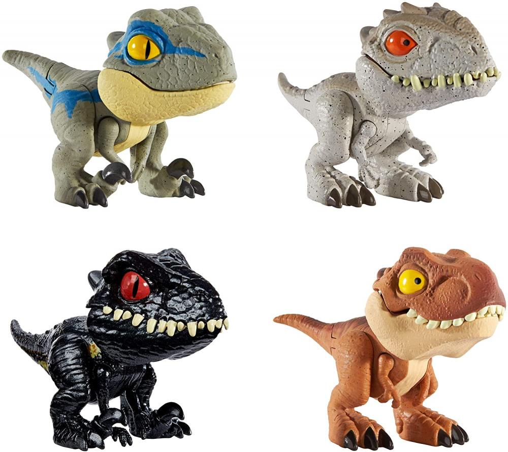 Jurassic World Dinosaur Snap Squad Collectibles for Display Pack4