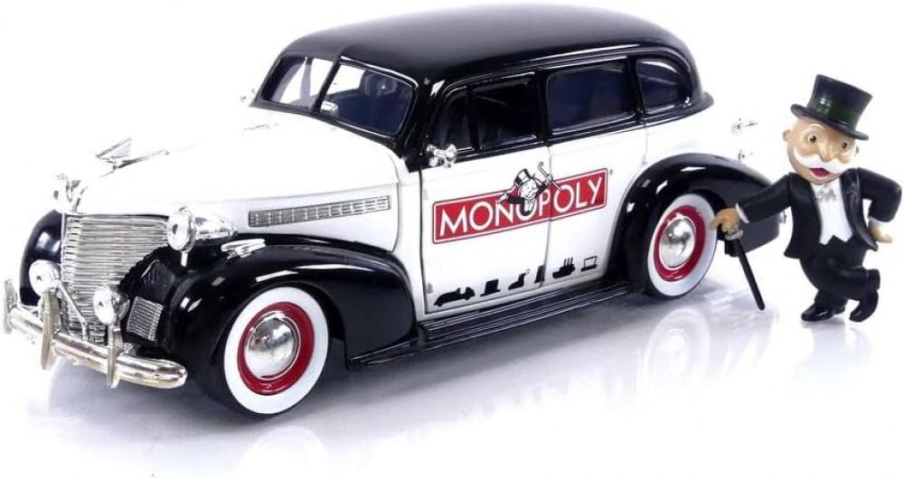 Jada Toys Mr. Monopoly 1:24 1939 Chevrolet Master Deluxe Die-cast