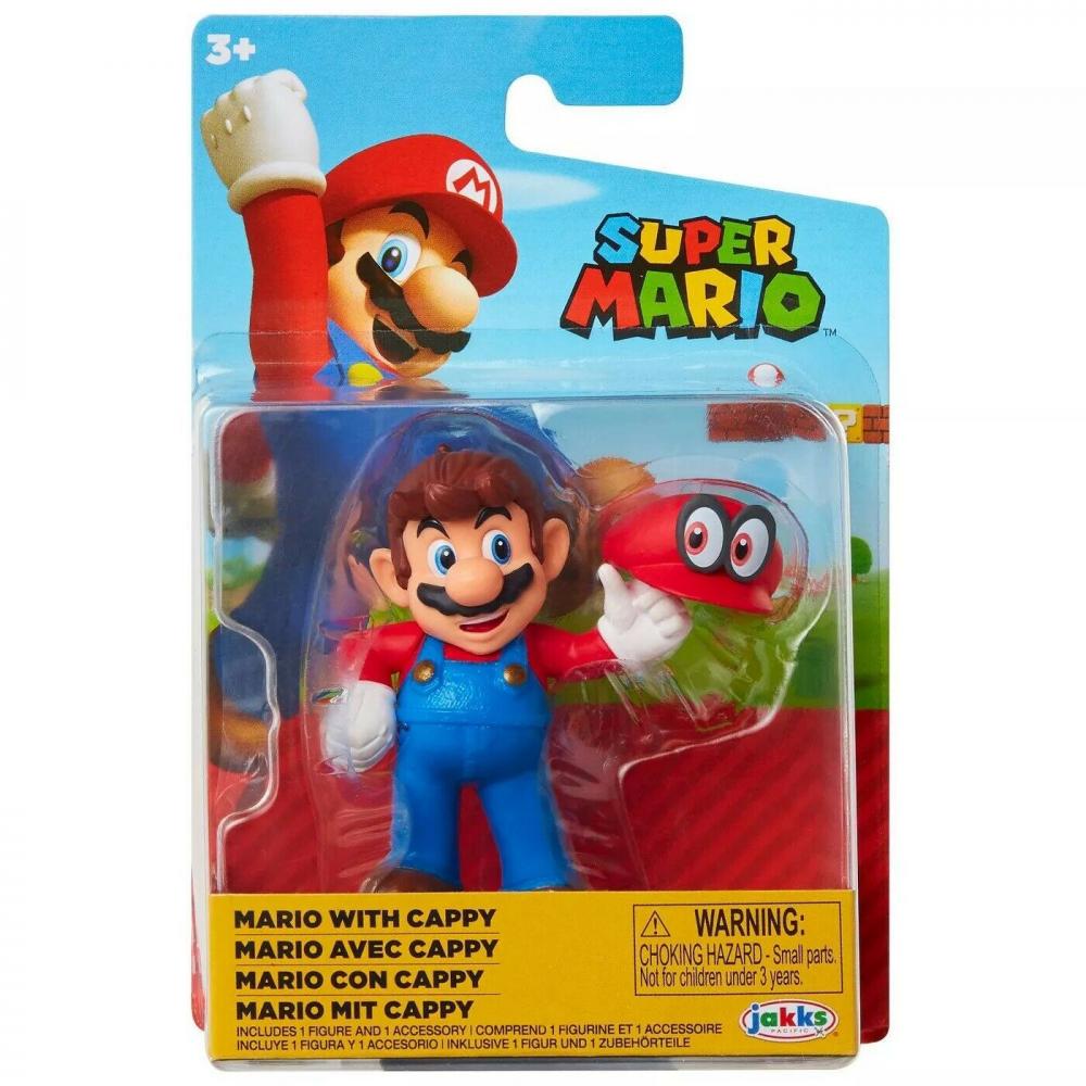 World of Nintendo Super Mario Cappy Mario 2.5-Inch Mini Figure