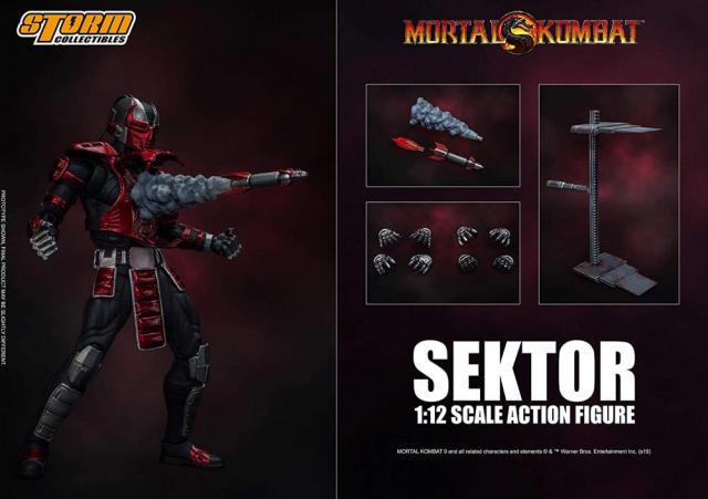 Storm Collectibles 1/12 Sektor Mortal Kombat