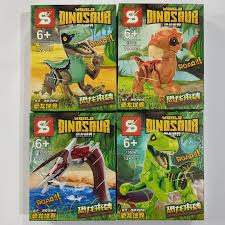 Figuras Lego simil Dinosaur World