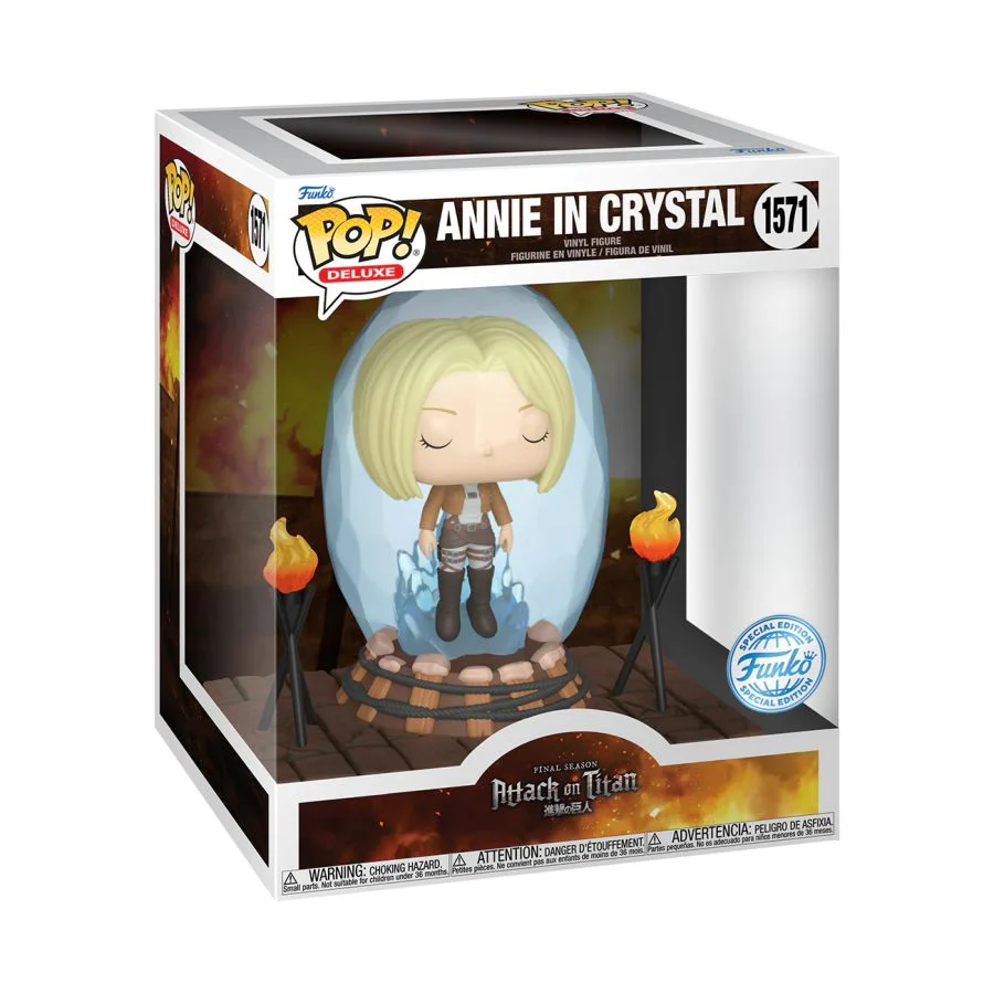 Funko Pop Deluxe Attack on Titan Annie in Crystal Exclusive