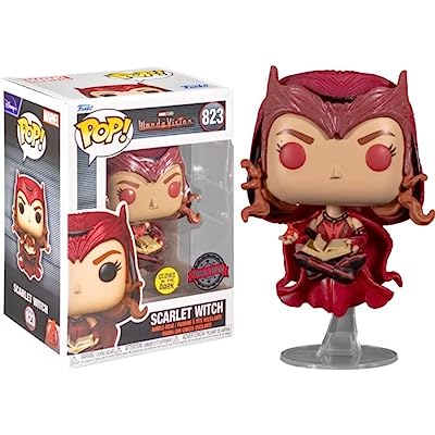 Funko Pop Wanda Vision Scarlet Witch Exclusive Glows in the Dark