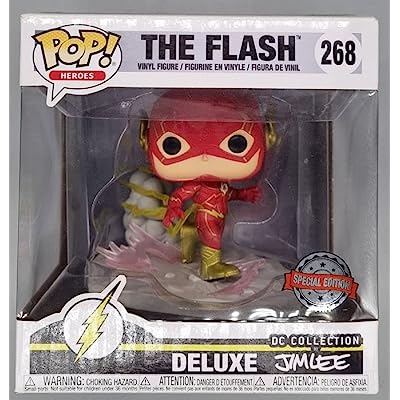 Funko The Flash GameStop Exclusive Deluxe DC Collection by Jim Lee The Flash