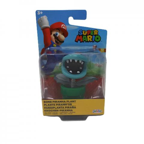 Figura Nintendo Super Mario Bone Piranha Plant 6Cm 