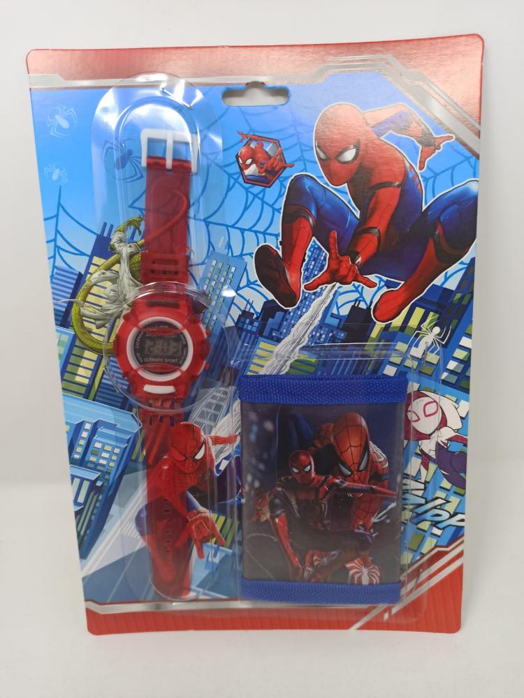 Reloj Billetera Spiderman